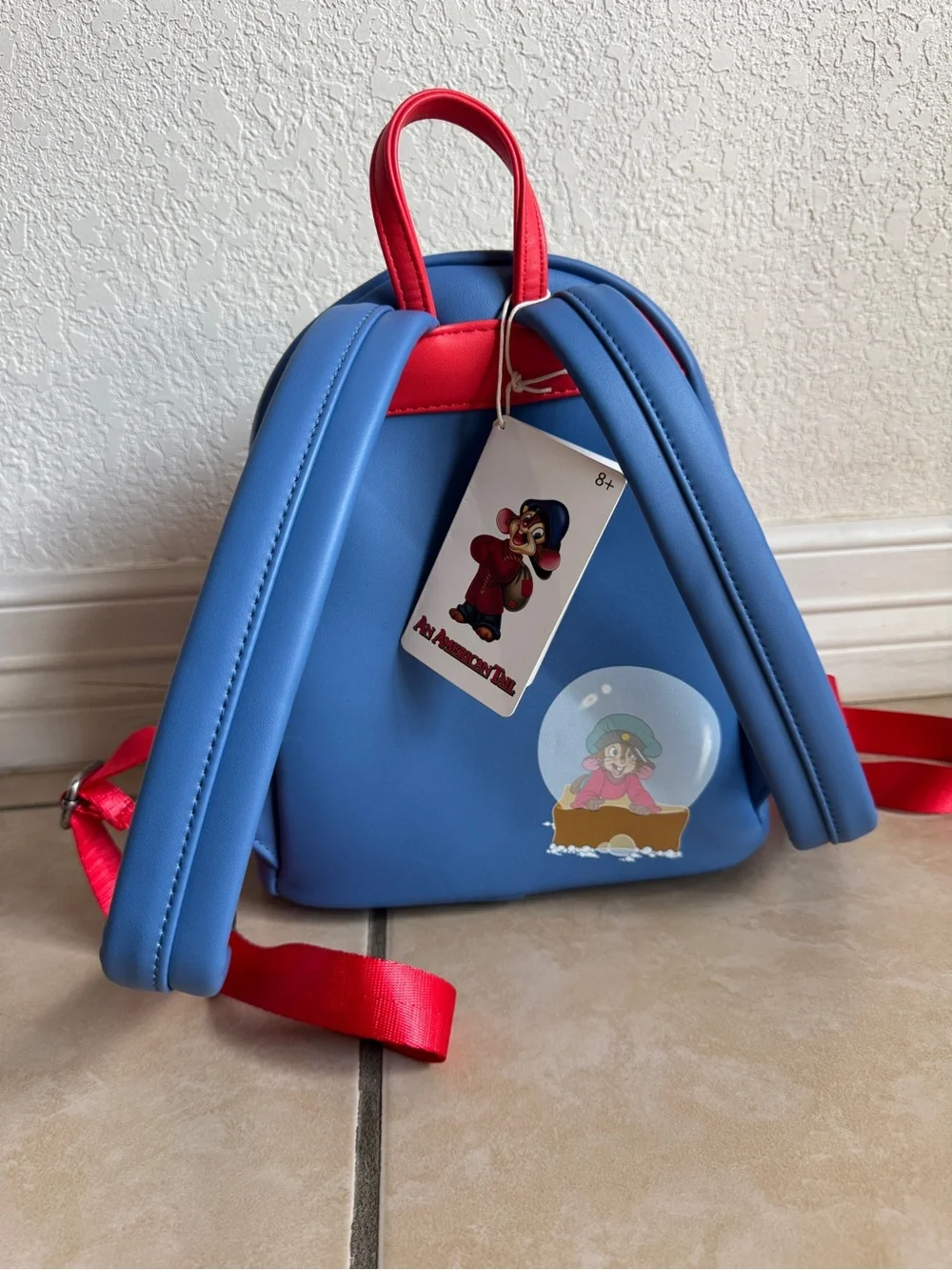 Loungefly Blue, Red & Yellow Pirate Mini Backpack